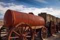 Historic water wagon