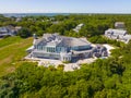 Historic waterfront house, Cape Cod, MA, USA Royalty Free Stock Photo