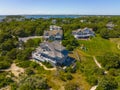 Historic waterfront house, Cape Cod, MA, USA Royalty Free Stock Photo