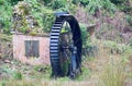 Historic Waterwheel in Stourhead Garden Royalty Free Stock Photo