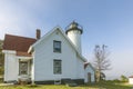 West Chop Lighthouse at the island of Marthas Vineyard Royalty Free Stock Photo