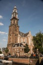 Historic West Church is a 17th century church in Amsterdam, Holland