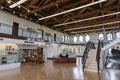Historic Western New Mexico University Fleming Hall interior, main floor, Silver City Royalty Free Stock Photo