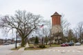 The Historic Western Springs Water Tower and Park Royalty Free Stock Photo