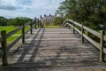 Historic Whalehead Museum in the Distance Royalty Free Stock Photo