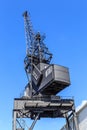 Historic wharf crane in Wellington