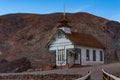 Historic wild west ghost town school house. Calico, California, USA Royalty Free Stock Photo