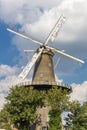 Historic windmill De Valk in the center of Leiden Royalty Free Stock Photo