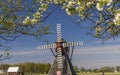 Historic windmill in Holland Michigan during spring time Royalty Free Stock Photo