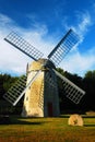 Historic Windmill Jamestown Rhode Island Royalty Free Stock Photo