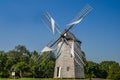 Historic Windmill Old Hook Mill, East Hampton, Long Island, New York State, USA Royalty Free Stock Photo