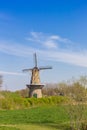 Historic windmill in the park in Gorinchem Royalty Free Stock Photo