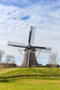 Historic windmill the Phenix in Nes, Ameland Royalty Free Stock Photo