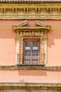 Historic Window in the old Building of the Diocesan Cathedral Museum in Valencia, Spain Royalty Free Stock Photo