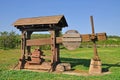 Historic wine press,burgenland,austria