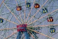 Historic Wonder Wheel fairground, Coney Island, new york Royalty Free Stock Photo