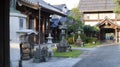 Historic wooden buildings of the city of Matsue. Shimane, Japan