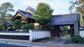 Historic wooden buildings of the city of Matsue. Shimane, Japan