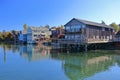 Coupeville with Historic Buildings at the Waterfront, Whidbey Island, Washington