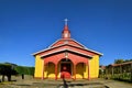 Historic wooden church, built by Jesuit, Chiloe