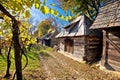 Historic wooden cottages street Ilica