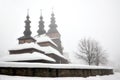 Historic wooden Greek Catholic church in Owczary