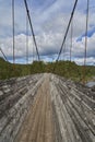 Historic wooden raft channel or timber slide of Tommerrenna