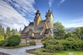 Historic wooden temple Wang in Karpacz, Poland