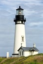 The Yaquina Head Lighthouse in Newport Oregon. Royalty Free Stock Photo