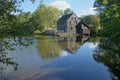 Historic Yates Mill, a former mill that is now a city park in Raleigh NC Royalty Free Stock Photo