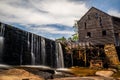 Historic Yates Water Mill in Raleigh, North Carolina Royalty Free Stock Photo