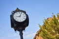 Historic Ypsilanti Street Clock, Brick Building, Michigan