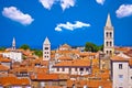 Historic Zadar skyline and rooftops view Royalty Free Stock Photo