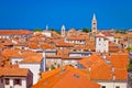 Historic Zadar skyline and rooftops view Royalty Free Stock Photo