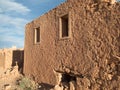 Historical abandoned kasbah in tinghir city in morocco