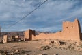 Historical abandoned kasbah in tinghir city in morocco