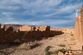 Historical abandoned kasbah in tinghir city in morocco