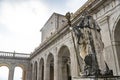 the Historical abbey on Montecassino, near the city of Cassino, ,Italy