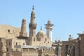 The Abu Haggag Mosque integrated into the structure of Luxor Temple, Egypt Royalty Free Stock Photo