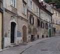 Historical Alley in Ljubljana, Slovenia Royalty Free Stock Photo
