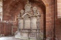 Altar at Lichtenberg Castle. Lichtenberg in Alsace region of France