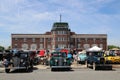 Historical American made cars on display at the Antique Automobile Association of Brooklyn Annual Spring Car Show Royalty Free Stock Photo