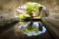 Historical ancient ruins bath temple, Bath of Cleopatra, an old human made pond