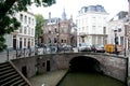 Historical Arch bridge in the centre of the city