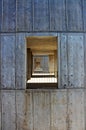 Cement structure of the Salk Institute Royalty Free Stock Photo