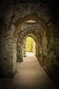 Ruins on oybin monastery Saxony / Germany Royalty Free Stock Photo