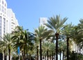 Historical art Deco Buildings in Miami South Beach, Florida Royalty Free Stock Photo