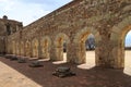 The historical Basilica of Cuilapan, Oaxaca, Mexico Royalty Free Stock Photo