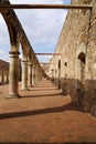 The historical Basilica of Cuilapan, Oaxaca, Mexico Royalty Free Stock Photo