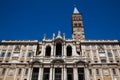 Historical Basilica of Saint Mary Major built on 1743 in Rome Royalty Free Stock Photo